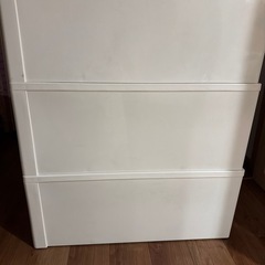 押入れサイズの衣装ケース3個セットの画像