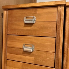 木製レトロ風キャビネットの画像