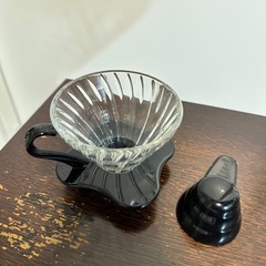 【新品未使用】ガラスのコーヒードリッパーの画像