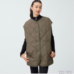 GU ヒートパデッド2wayオーバーサイズブルゾン　 Mサイズの画像