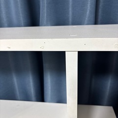 引き取り決定　ホワイトオープンシェルフ 約140センチの画像