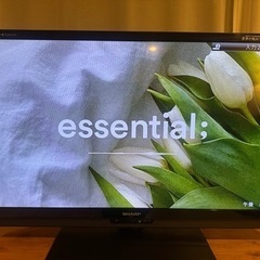 SHARP AQUOS液晶テレビ(LC-40G7)40型＋テレビ台セットの画像