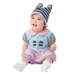 ピカピカブー　コスチューム風　ロンパース コスプレ 仮装 いないいないばあの画像