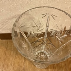 BOHEMIA クリスタルガラス　花瓶　 インテリア ボヘミア　 CRYSTAL フラワーベース 花器の画像