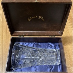 BOHEMIA クリスタルガラス　花瓶　 インテリア ボヘミア　 CRYSTAL フラワーベース 花器の画像