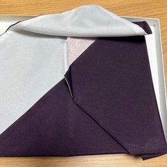 台付ふくさ 紫 袱紗 御膳料用 慶弔両用 箱付き 冠婚葬祭の画像