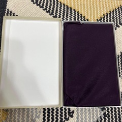 台付ふくさ 紫 袱紗 御膳料用 慶弔両用 箱付き 冠婚葬祭の画像