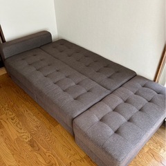 ソファ　ソファベッド　収納付きの画像