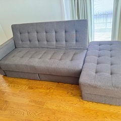 ソファ　ソファベッド　収納付きの画像