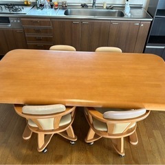 6点　ダイニングテーブルセット　アンティーク　北欧の画像