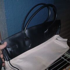 VenDome 　女性カバン　横幅41㎝くらい　取っ手　黒色の画像