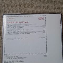 ブラームスほかCD2枚の画像