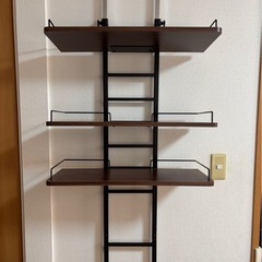 ランドリーラック 突っ張りタイプ 可動棚の画像