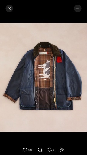 バブアーポールスミスコラボビデイル