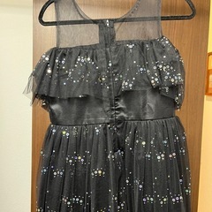 キッズ　ドレス　ブラック　150cm　の画像