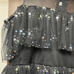 キッズ　ドレス　ブラック　150cm　の画像