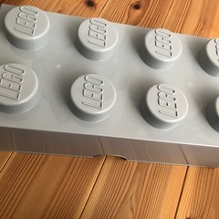 LEGO レゴ　ストレージ　収納ボックス　おもちゃ箱　グレーの画像
