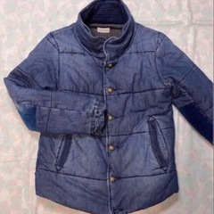 男性S《RINAJOUR》（サーモライト/中綿入り）デニムブルゾンの画像