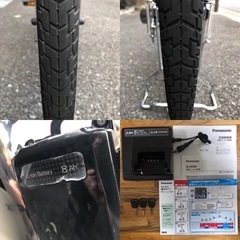 【整備渡し 上位モデルパーツ装着】パナソニック電動アシスト自転車　vivi SX 26インチ 2019年車の画像