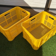 引取り限定　メッシュコンテナ　ミカンコンテナ2個の画像