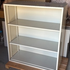 ☆オープンのスチール棚 3段　幅90cm 奥40cm 高104cmの画像