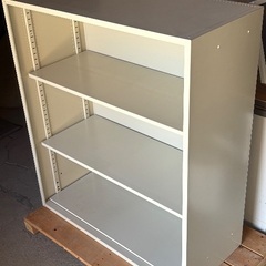 ☆オープンのスチール棚 3段　幅90cm 奥40cm 高104cmの画像