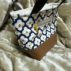 ハンドメイド　ミニトートバッグの画像