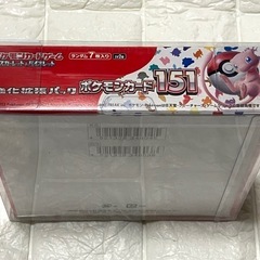美品 ポケモンカード151 強化拡張パック 1BOX ポケカ シュリンク付 ポケモンカードゲーム ローダーケース入りの画像