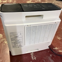 アイリスオーヤマ 加湿セラミックファンヒーター KJKC125D1-W（人感センサー／加湿付き）の画像