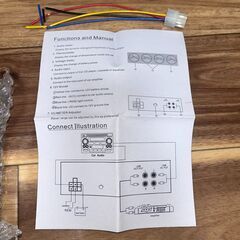 未使用品 CASTRADE QM-08 4連マルチオーディオメーターの画像