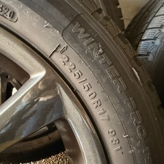 スタッドレスタイヤTourador 225/50R17 ダークグレー 10スポークホイールセットの画像