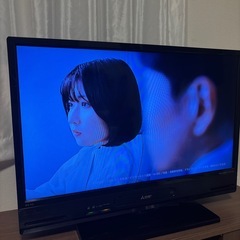 録画機能付き 三菱液晶テレビ32インチ　テレビボード付きの画像