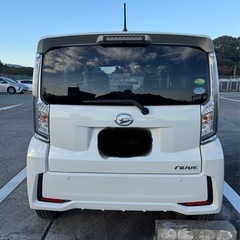 ダイハツ ムーヴ カスタムＲＳハイパーリミテッドＳＡIII  パールホワイト　純正８型SDナビ　HDMI　USB   全方位モニター　ドラレコ　運転席シートヒーター　オートエアコン　オートハイビーム　ＬＥＤヘッド　誤発進抑制装置　衝突軽減ブレーキ　本革ステアリング　純正15ＡＷ　スマートキー　アイドリングストップ　ETC の画像