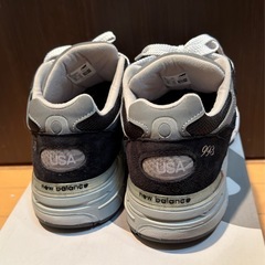 New Balance 993 ブラック/グレー Made in USAの画像