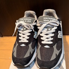 New Balance 993 ブラック/グレー Made in USAの画像