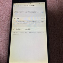 iPhone 6 128GB スペースグレイ ドコモ　液晶焼けありの画像