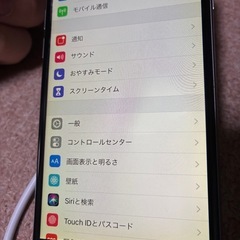iPhone 6 128GB スペースグレイ ドコモ　液晶焼けありの画像
