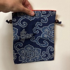 　未使用　巾着　和柄の画像