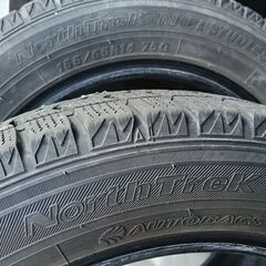 スタッドレスタイヤ 軽自動車用 155/65/14 4本の画像