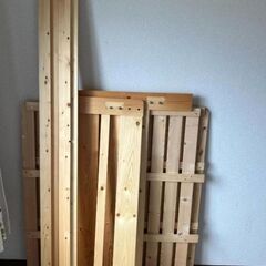 [現金・直接取引]セミダブルベッド(フレームとマットレスのセット)売ります。ポケット&ボンネルコイル 1950×1200mmの画像