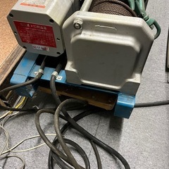 シルバーウインチ富士製作所100v　　の画像