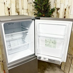 【2021年製】 AQUA アクア AQR-13K(S) 冷凍冷蔵庫 126Lの画像