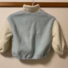 【タグ付未使用】女児ボアアウター（120）の画像