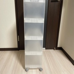 4段　隙間収納　【キャスター付き】の画像