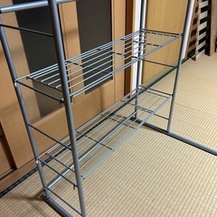 クローゼット 押し入れ 収納 ハンガーラックの画像