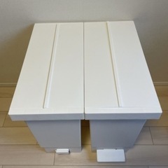 ペダル式ゴミ箱2こせっとセットの画像