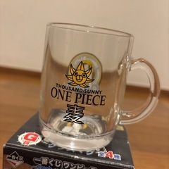 【新品未使用　ONE PIECEグラスマグ】の画像
