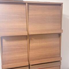 【無料】90幅ディスプレイラック（フラップ扉）交渉中の画像