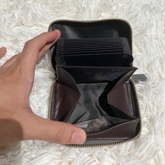 GISELLE グレー コンパクト ミニ財布の画像