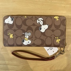 コーチ　スヌーピーコラボ長財布H④【新品未使用】の画像
